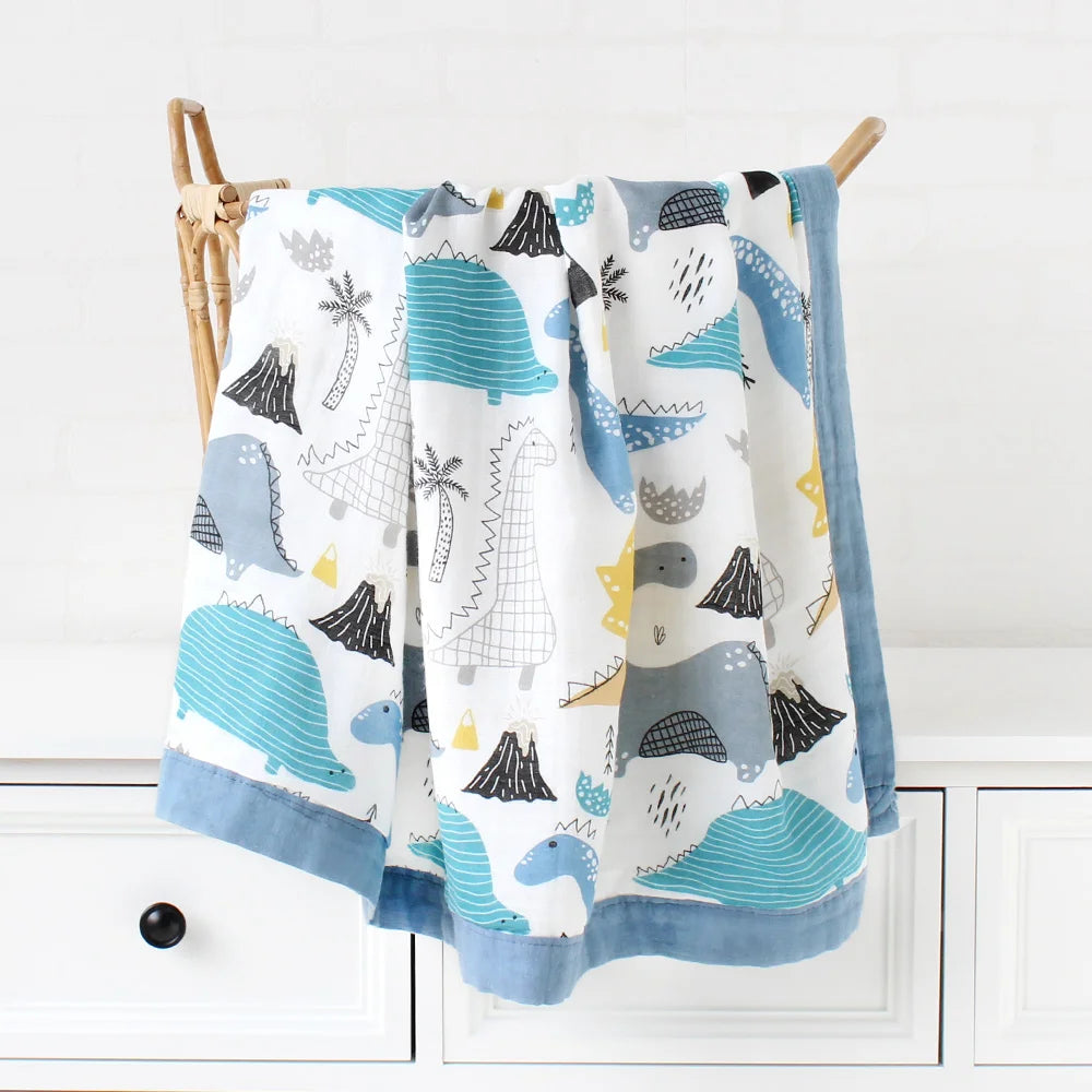 Muslin Bamboo Cotton Baby Blanket