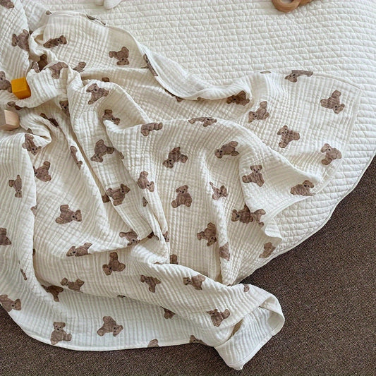 Soft & Cuddly Bear Printed Blanket