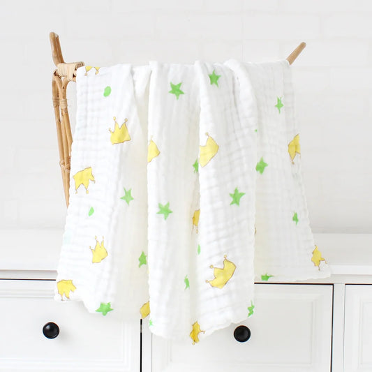 Muslin Bamboo Cotton Baby Blanket